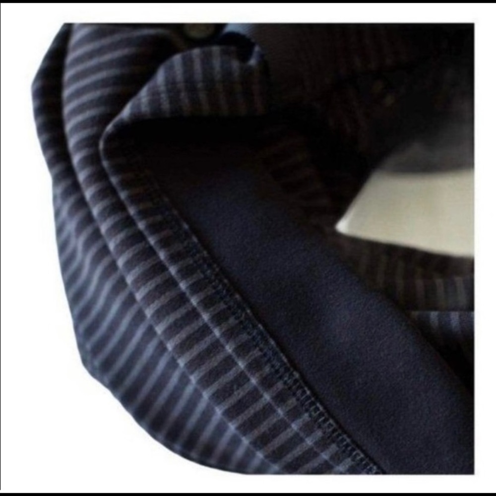 Lululemon vinyasa scarf Hyper stripe Black Soot